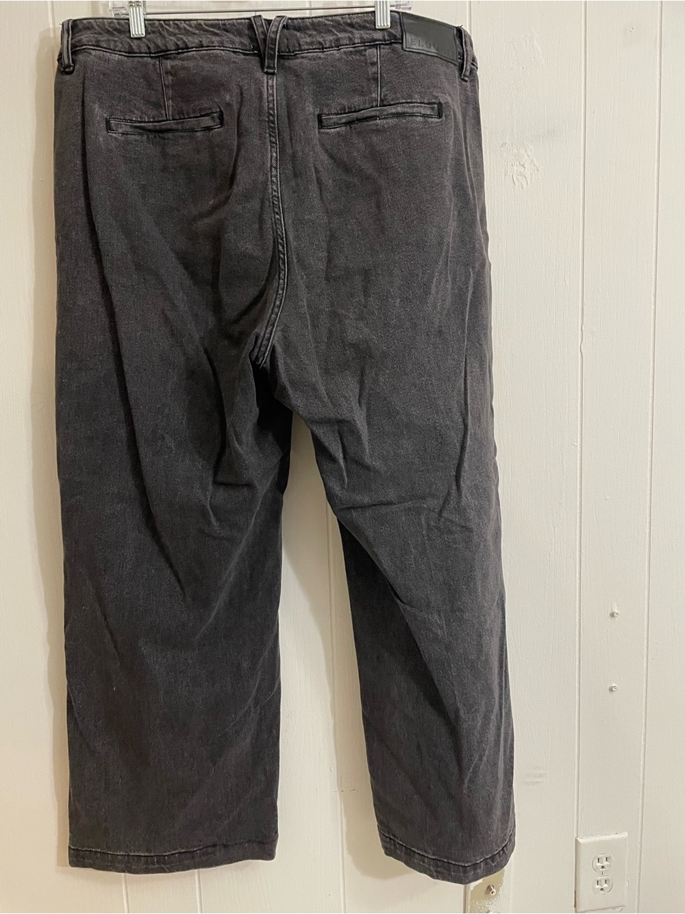 Eloquii Black Wide Leg Jeans - Picture 2 of 6